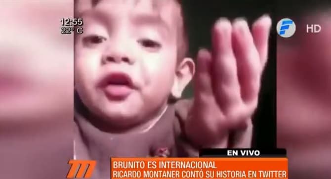 “Brunito” cautiva a Ricardo Montaner