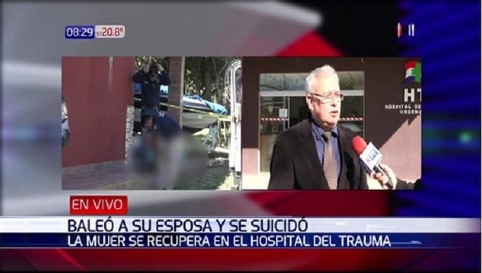 Mujer baleada por su pareja está fuera de peligro