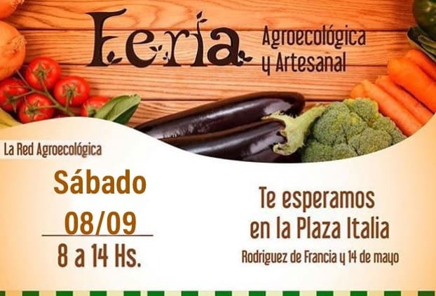 Nueva edición de la feria agroecológica en la Plaza Italia