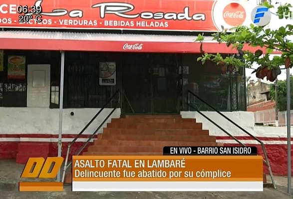 Asaltante muere baleado en intento de atraco