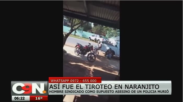 Así se dio el tiroteo que acabó con sospechoso de asesinar a policía