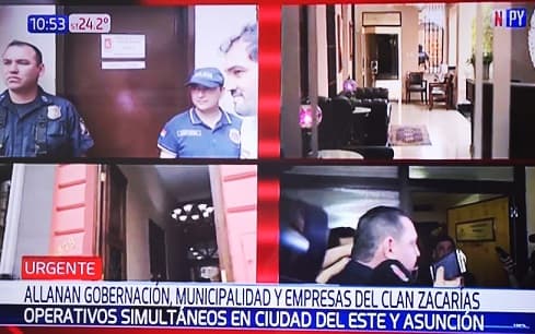 Múltiples allanamientos de la Fiscalía en el caso de los Zacarías