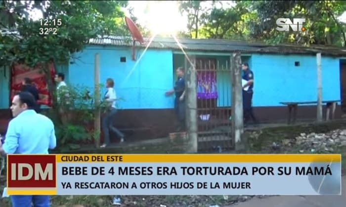 Rescatan a beba maltratada por su madre