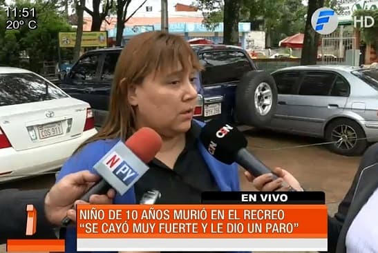 Niño con problemas cardiacos muere en pleno recreo