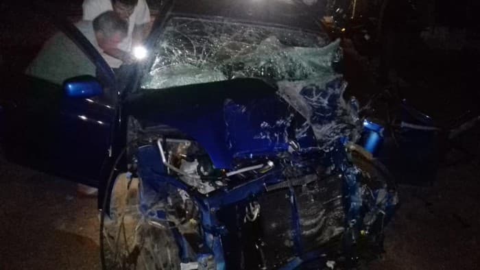 Un muerto y tres heridos deja choque frontal en Quiindy