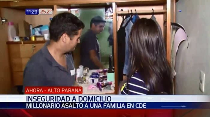 Desconocidos se llevan G. 56 millones tras asaltar una vivienda