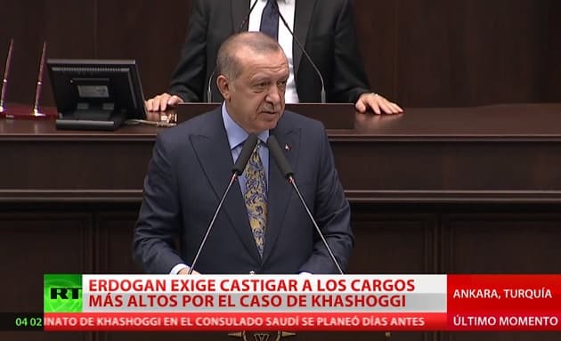 Presidente de Turquía considera que asesinato de periodista fue planeado