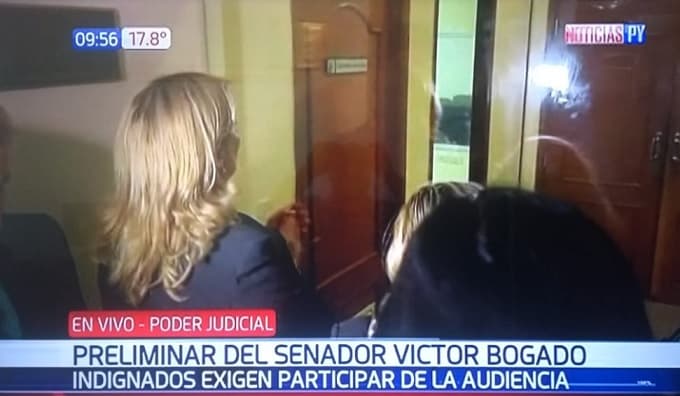 Reclaman acceso a audiencia de Víctor Bogado