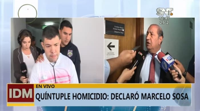 Imputado declara por masacre en el microcentro