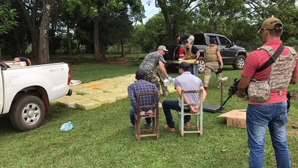 Decomisan más de una tonelada de marihuana prensada en el sur