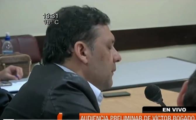 Bogado rompe en llanto durante audiencia