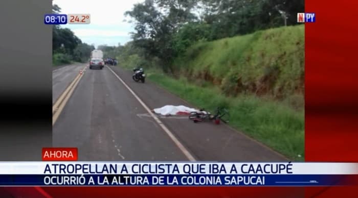 Ciclista muere en accidente durante peregrinación