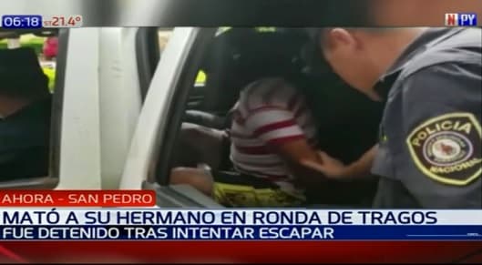 Hombre asesina a su hermano durante pelea