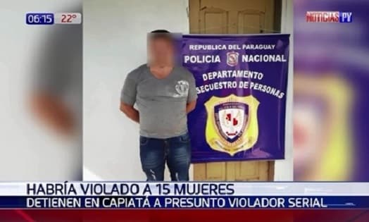 Policía captura a sospechoso de varias violaciones