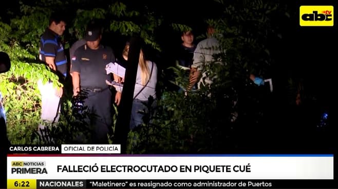 Joven fallece tras recibir descarga eléctrica en Limpio