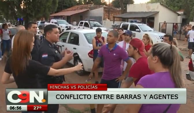 Más de 100 hinchas son detenidos tras incidentes