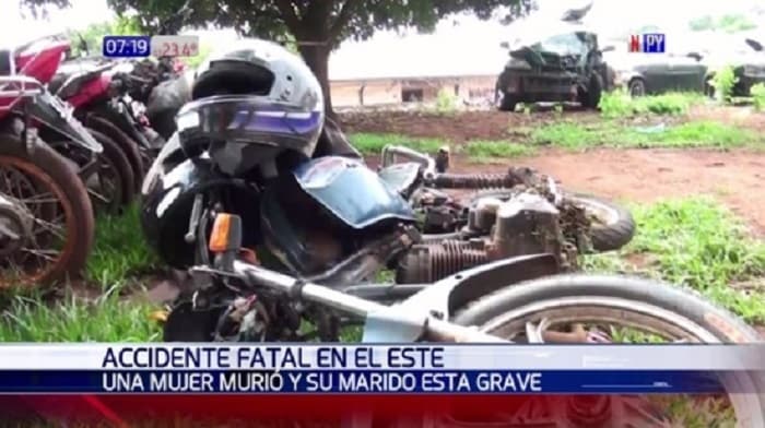 Mujer muere y su esposo queda gravemente herido tras accidente en CDE