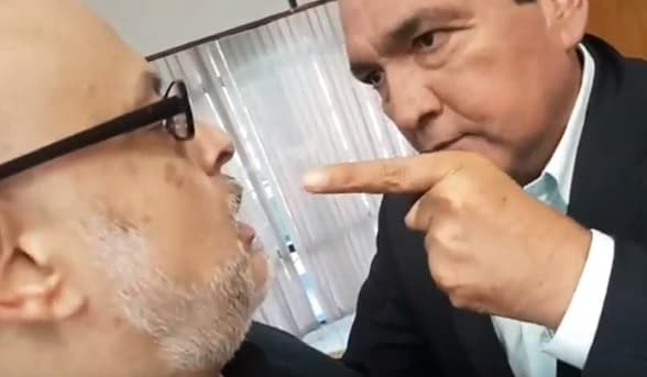 Otro día de show de Payo: Salió a pelear con Filizzola y “levantó” sesión