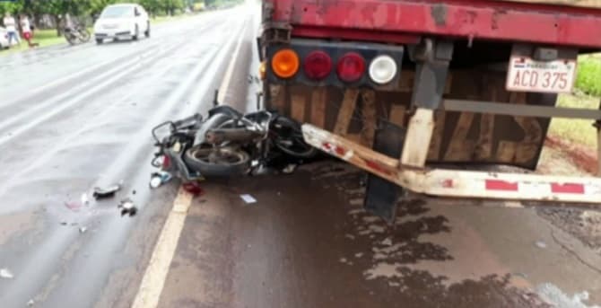 Adolescente muere en accidente de motocicleta