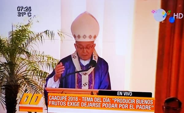 Monseñor insta al diálogo para solucionar la crispación política existente