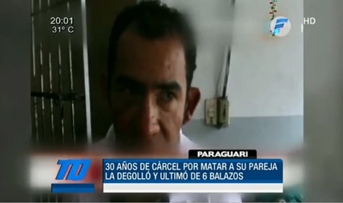 30 años de cárcel para quien degolló a su pareja