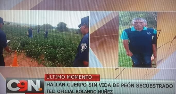 Hallan sin vida a peón desaparecido