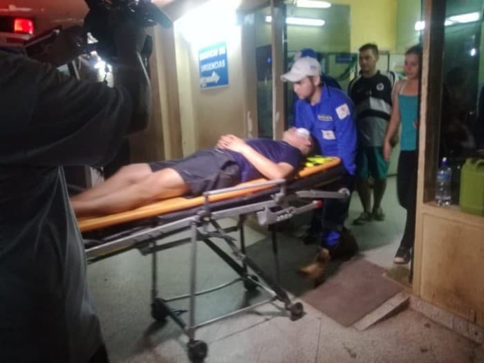 Policía recibe un disparo en el ojo tras discusión