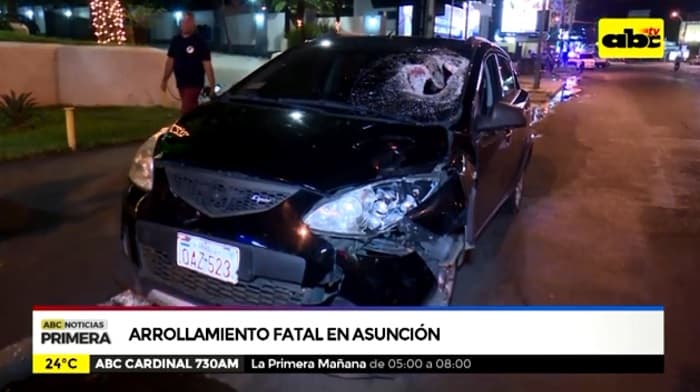 Conductor arrolló, mató e intentó huir