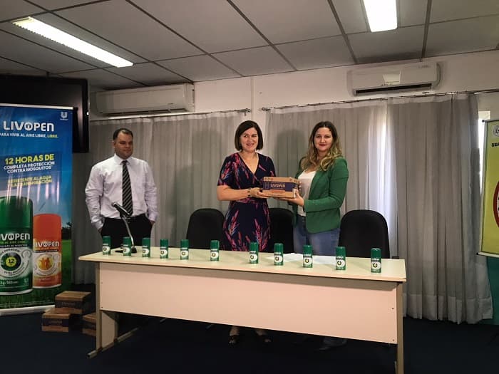 Donan 1.000 unidades de repelente para campaña contra el dengue