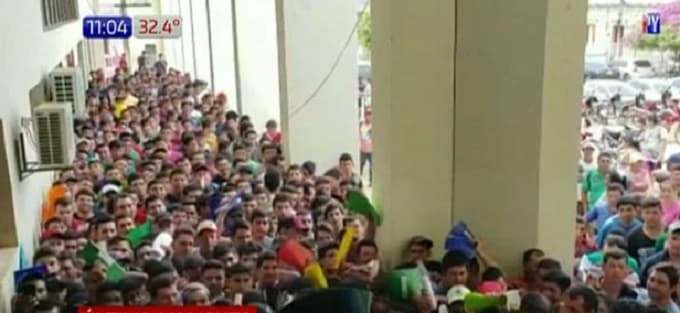 Desmayos en jornada de inscripción para objeción de conciencia en Villarrica