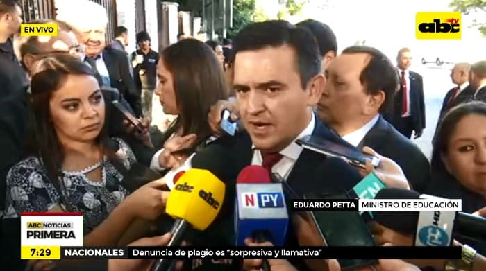 Petta insta a denunciar pedido de dinero en instituciones públicas