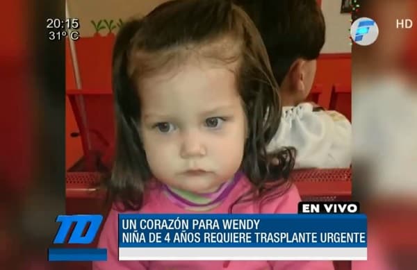 Niña urge trasplante de corazón