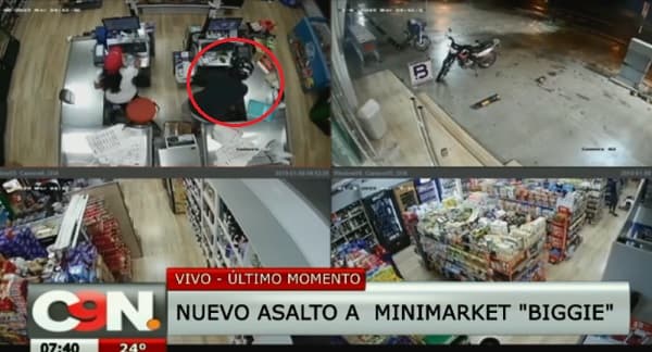 Asaltan minimercado y se llevan millones