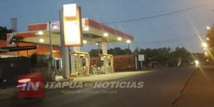 Asaltan estación de servicios en Coronel Bogado