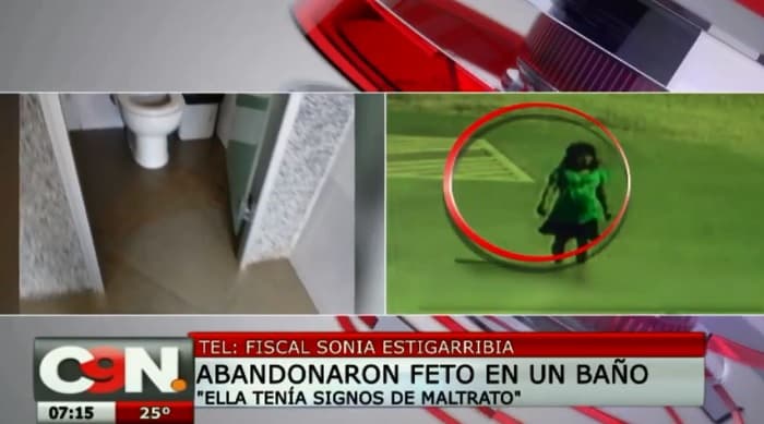 Identifican a mujer que abandonó cuerpo de bebé en baño público