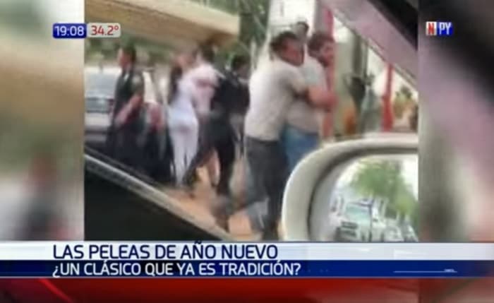 Peleas en fiestas de año nuevo ya son tradicionales