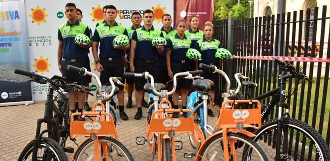 PMT de Asunción patrulla las calles en bicicletas
