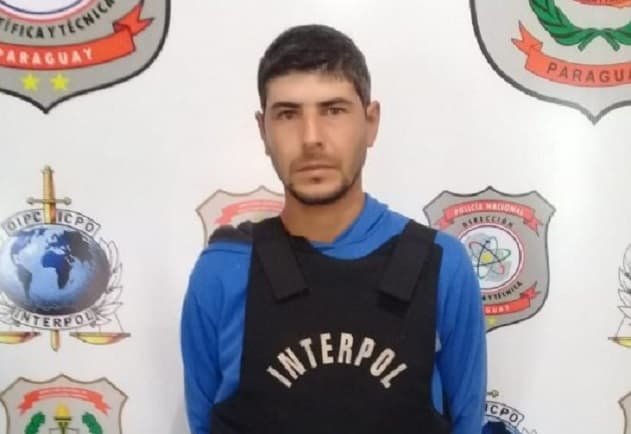 Aprehenden en Asunción a prófugo argentino más buscado por Interpol