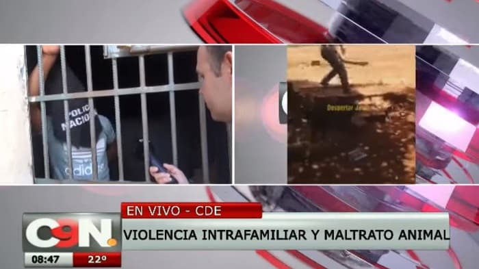 Ebrio agrede a su expareja y hasta al perro con machete