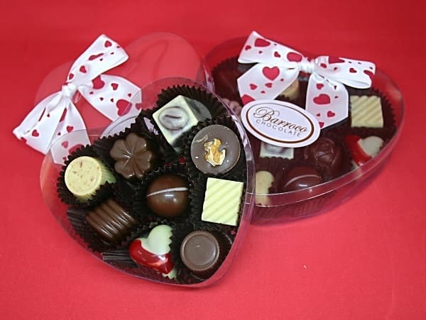 Variedad de chocolates, opción para los enamorados