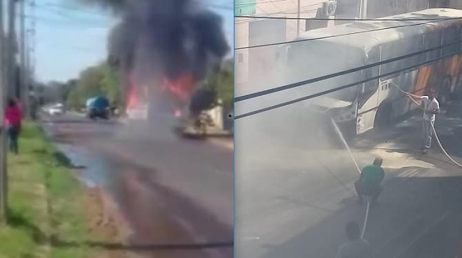 Dos ómnibus se incendian en menos de 24 horas