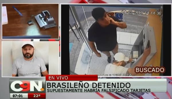 Capturan a sospechoso de clonar tarjetas