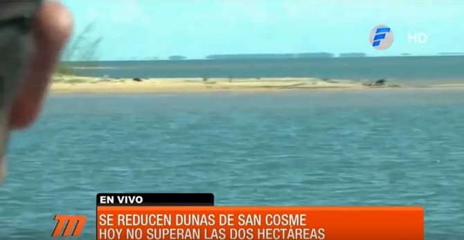 Se reduce el área de las dunas de San Cosme