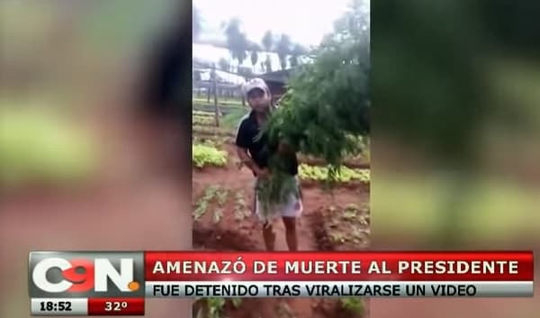 Joven que amenazó a Abdo Benítez está arrepentido, aseguran