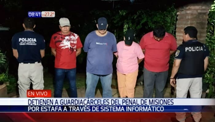 Detienen a guardias y reclusos por multimillonario caso de estafas