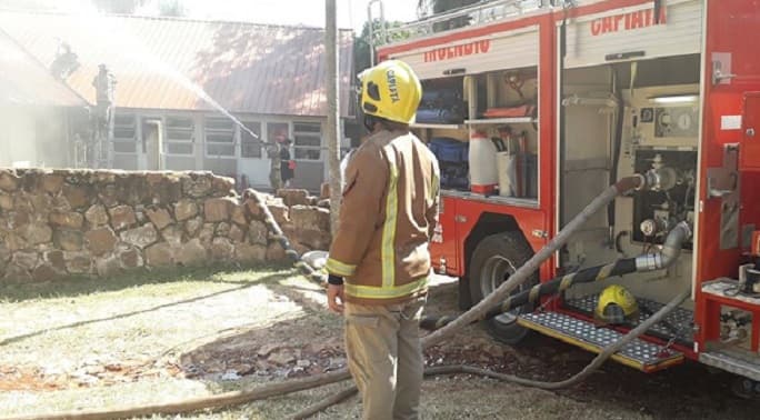 Hogar de niños se incendió en J. Augusto Saldívar