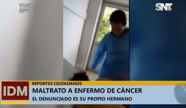 Enfermo de cáncer fue golpeado por su hermano, denuncian médicos
