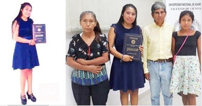 Nativa obtiene título universitario gracias a la venta de miel