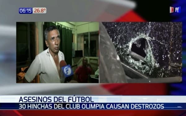 Gresca entre barras deja un herido y destrozos