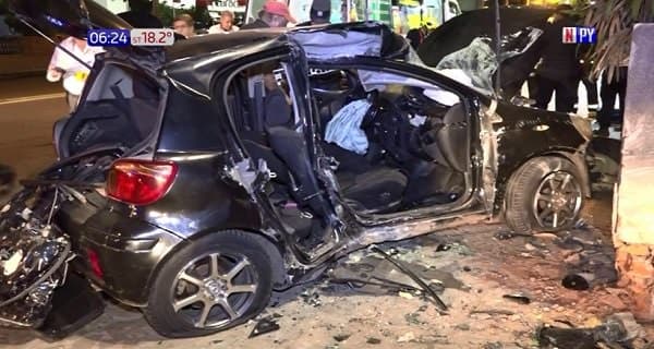 Accidente sobre Mcal López deja heridos de gravedad